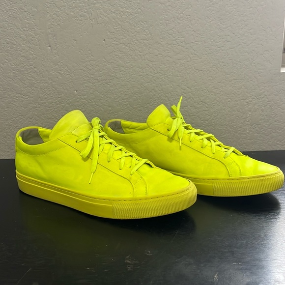 Common Projects Other - Common Projects Achilles Low Neon Yellow Size EU 43/US 10 Mens